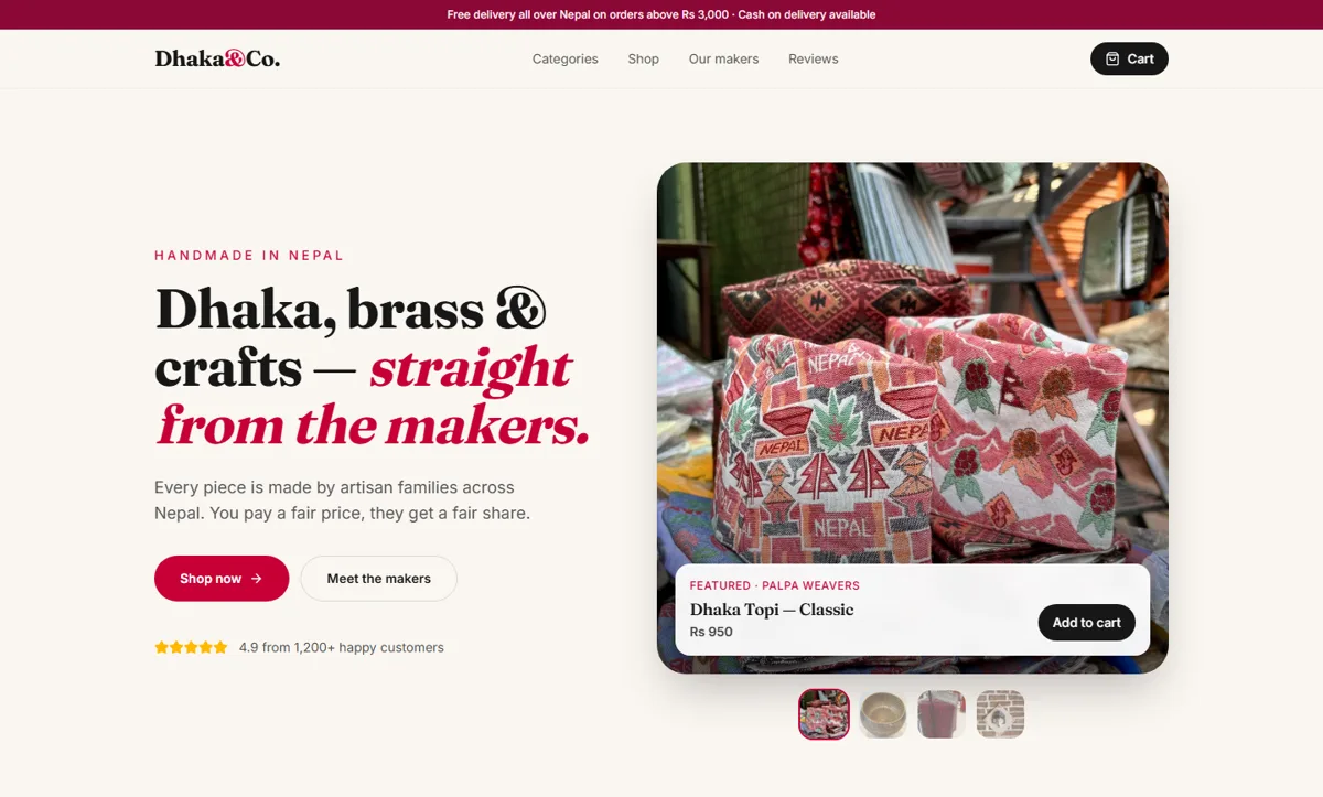 Online shop demo